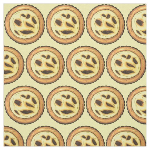 Portuguese Custard Egg Tart Pastéis de Nata Food Fabric