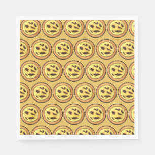 Portuguese Custard Egg Tart Pastel Pastéis de Nata Napkins