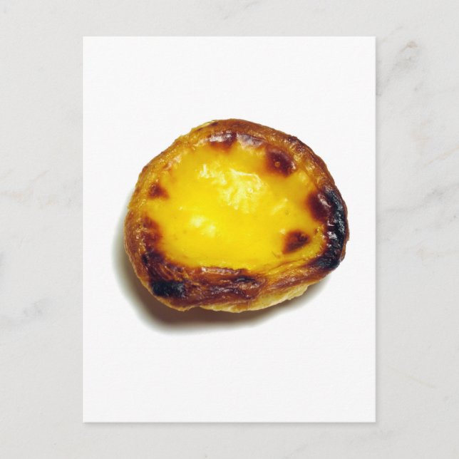 Portuguese custard tart postcard (Front)