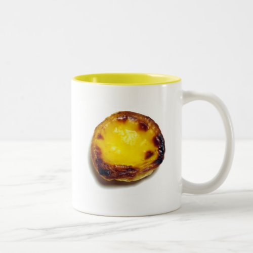 Portuguese custard tart Two_Tone coffee mug