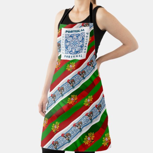 Portuguese designs All_Over Print Apron