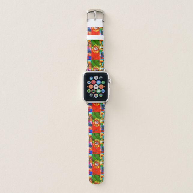 Portuguese designs apple watch band (Front)