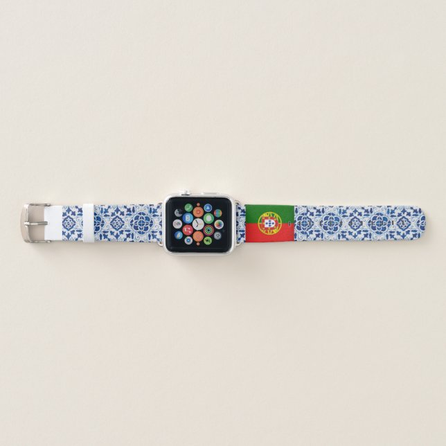 Portuguese designs apple watch band (Front)