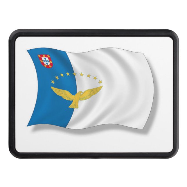 Portuguese designs Azores flag  Hitch Cover (Front)