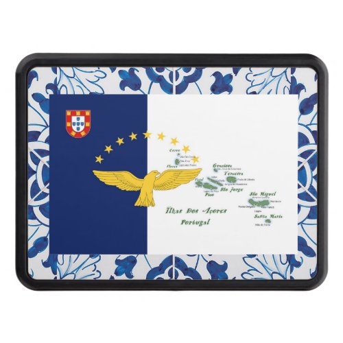 Portuguese designs Azores flag  Hitch Cover