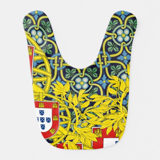 Portuguese designs  baby bib (Front)