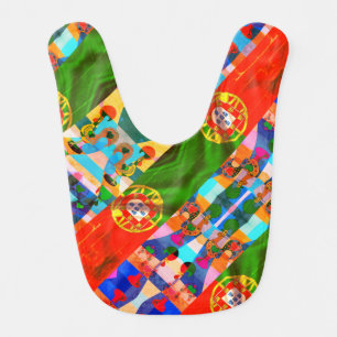 Portuguese designs baby bib