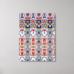 Portuguese designs canvas print