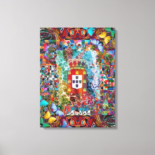 Portuguese designs canvas print