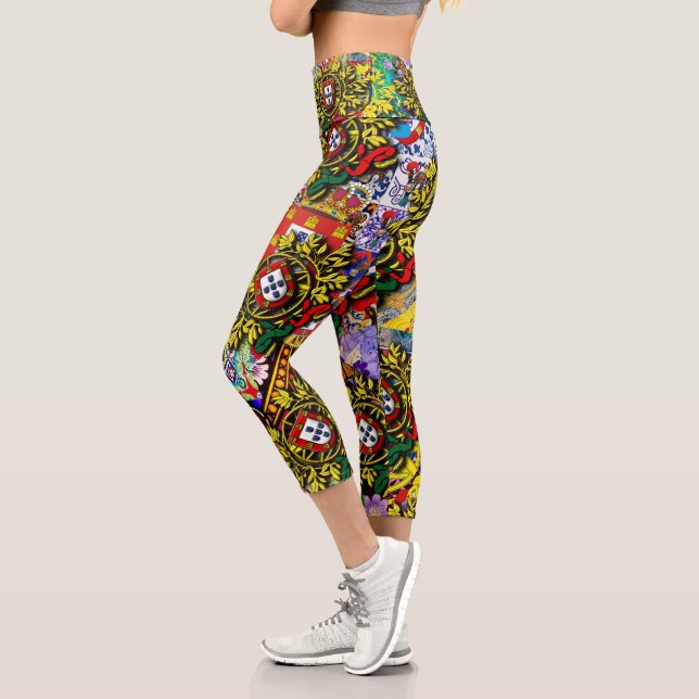 Portuguese designs capri leggings (Left)