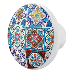 Portuguese designs ceramic knob