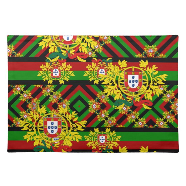 Portuguese designs cloth placemat (Front)