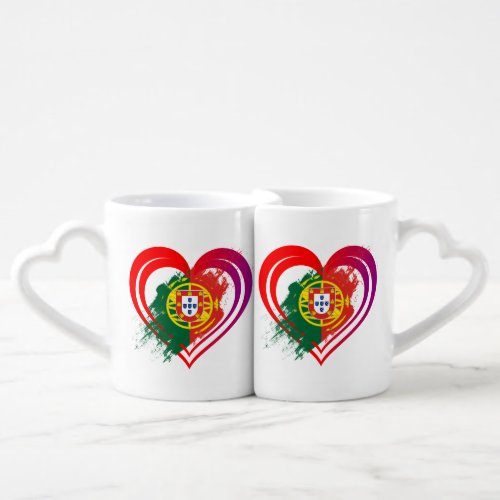 Portuguese designs coffee mug set