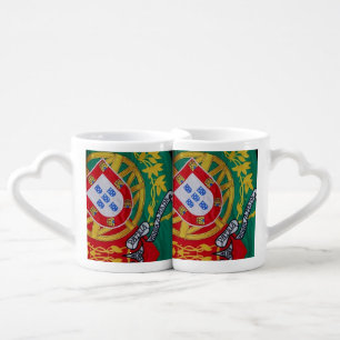 Portuguese designs coffee mug set