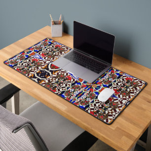 Portuguese designs desk mat