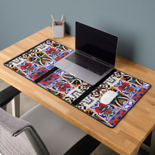 Portuguese designs desk mat