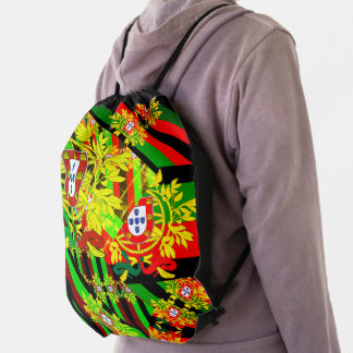 Portuguese designs drawstring bag