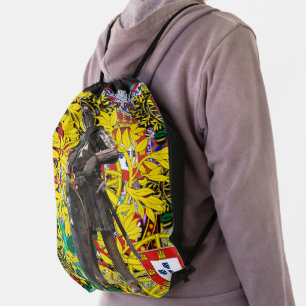 Portuguese designs drawstring bag