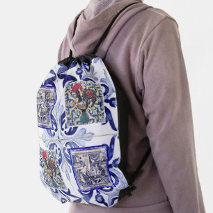 Portuguese designs drawstring bag