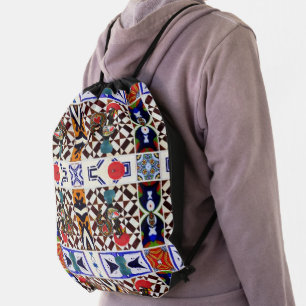 Portuguese designs drawstring bag