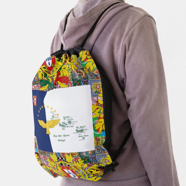 Portuguese designs  drawstring bag (Insitu)
