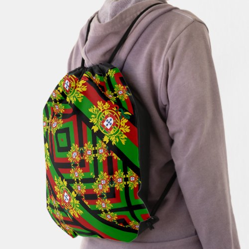Portuguese designs drawstring bag