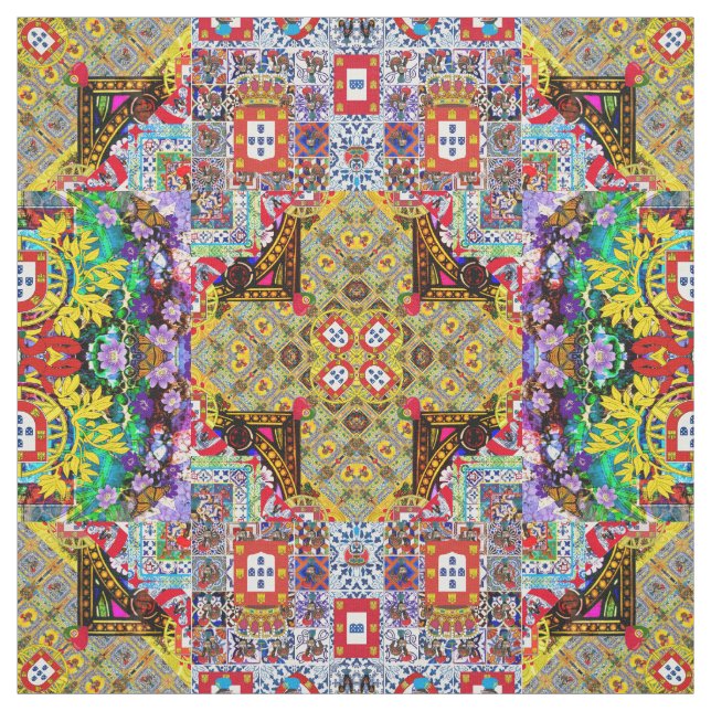 Portuguese designs fabric (Swatch)
