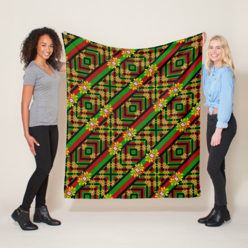 Portuguese designs fleece blanket