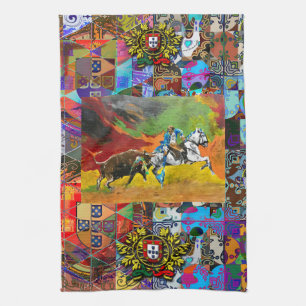 Portuguese designs kitchen towel