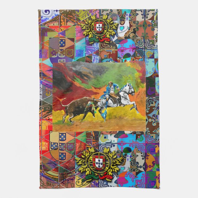 Portuguese designs kitchen towel (Vertical)