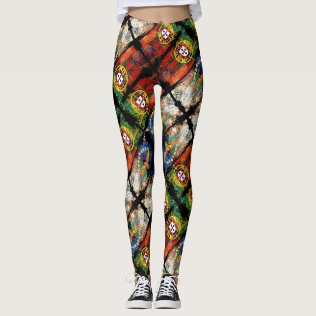 Portuguese designs leggings (Front)