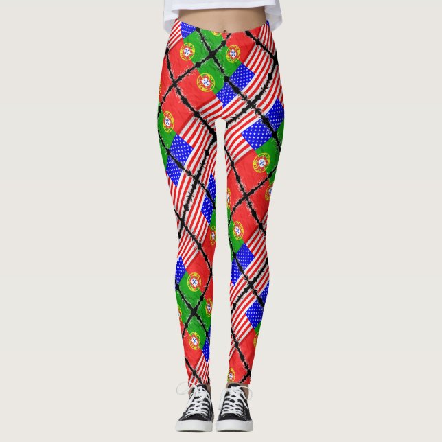 Portuguese designs leggings (Front)
