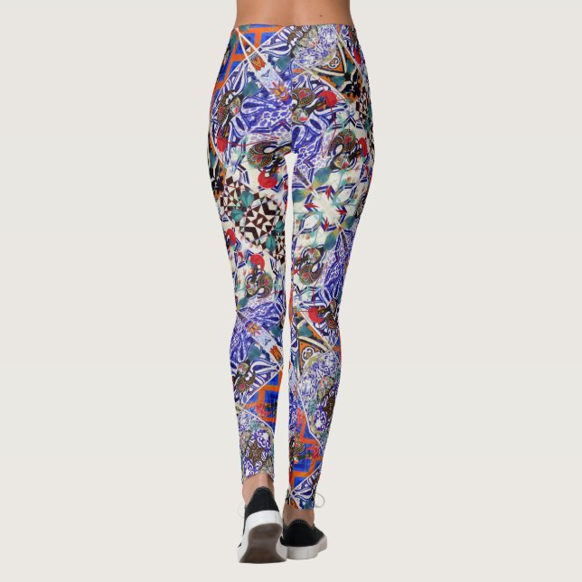 Portuguese designs Leggings (Back)