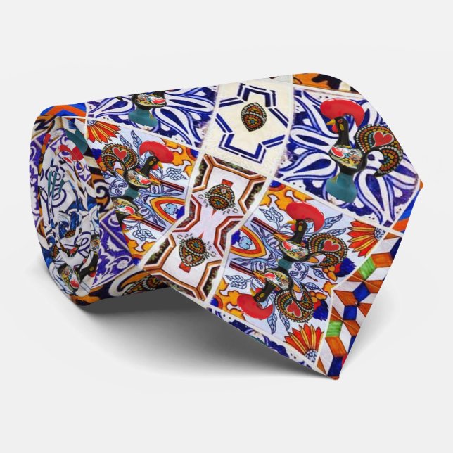 Portuguese designs Leggings Neck Tie (Rolled)
