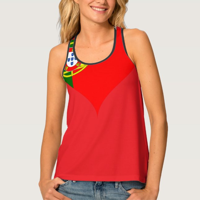 Portuguese designs leggings tank top (Front)