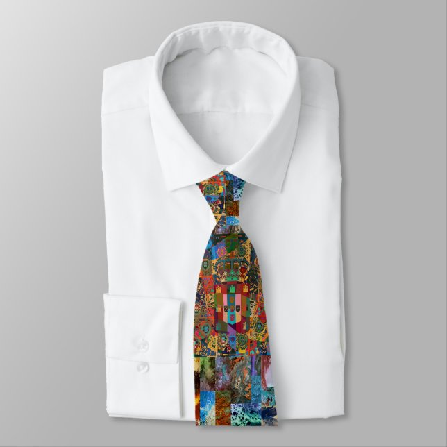 Portuguese designs neck tie (Tied)