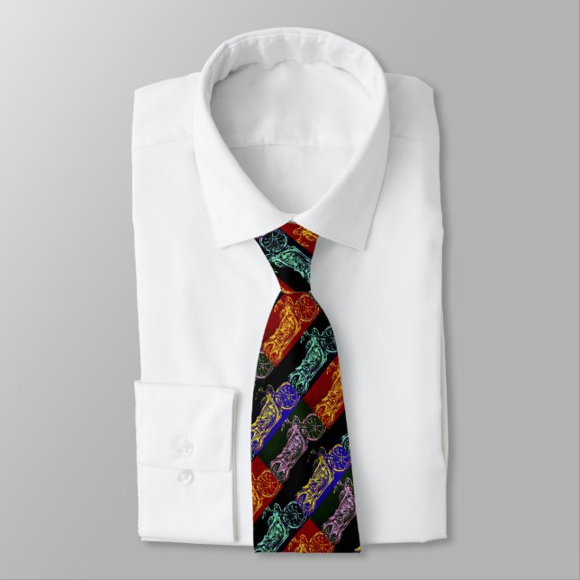 Portuguese designs neck tie (Tied)