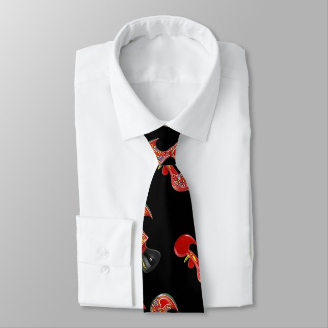 Portuguese designs neck tie (Tied)