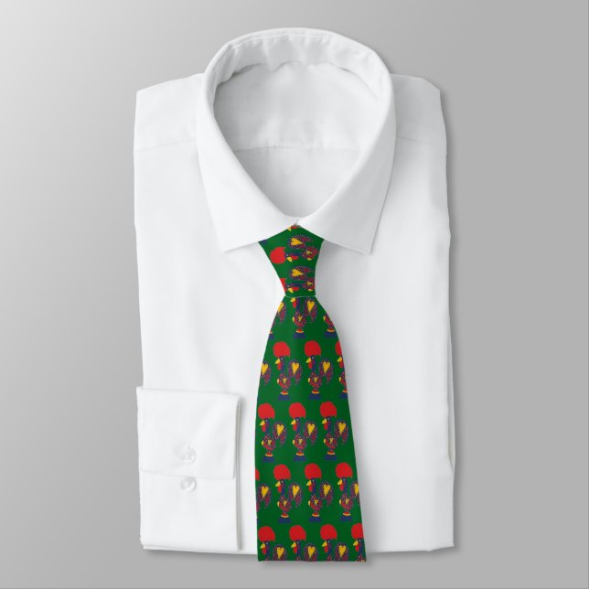 Portuguese designs neck tie (Tied)