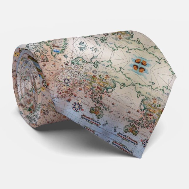 Portuguese designs  neck tie (Rolled)