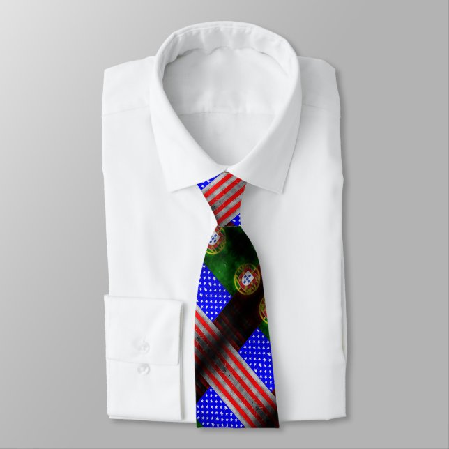 Portuguese designs neck tie (Tied)