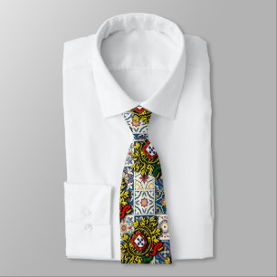 portuguese designs neck tie