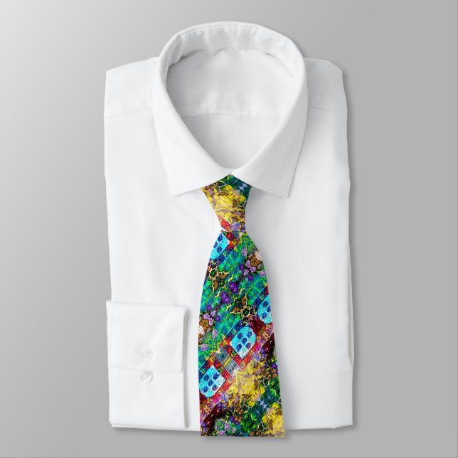 Portuguese designs neck tie (Tied)