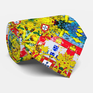 Portuguese designs neck tie