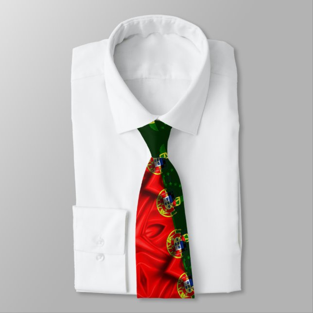 Portuguese designs neck tie (Tied)