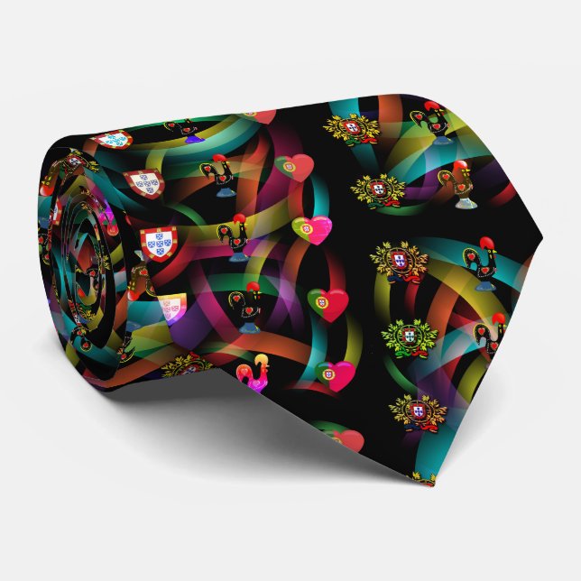 Portuguese designs neck tie (Rolled)