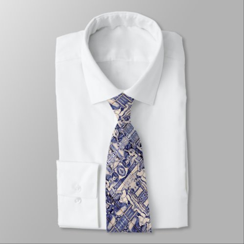 Portuguese designs neck tie