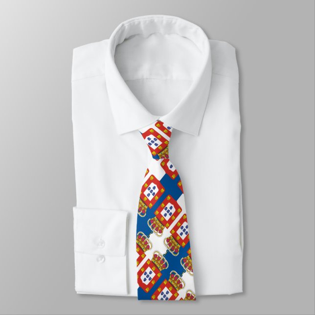 Portuguese designs neck tie (Tied)