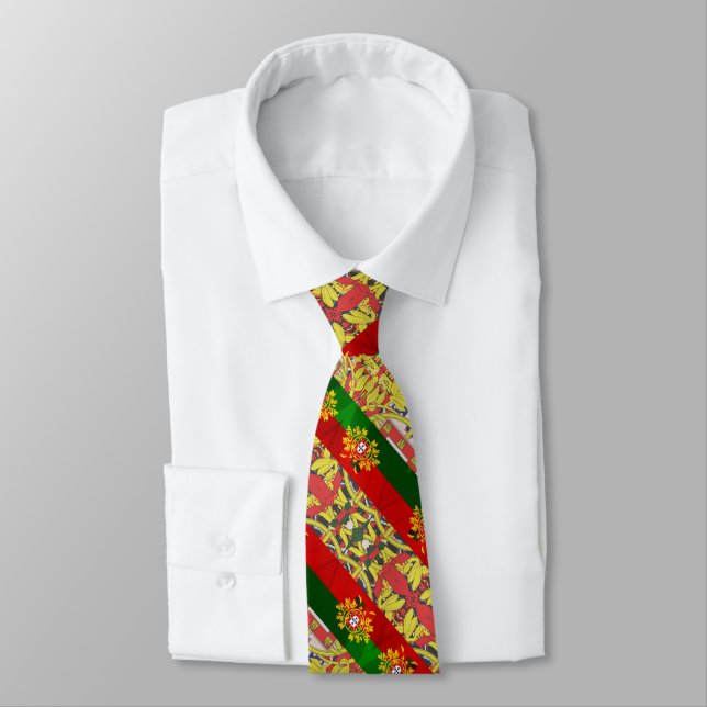 Portuguese designs neck tie (Tied)