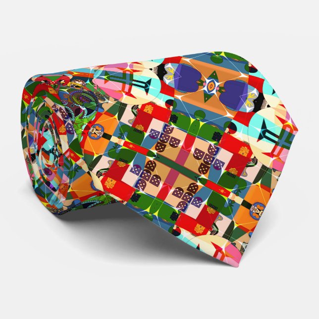 Portuguese designs neck tie (Rolled)